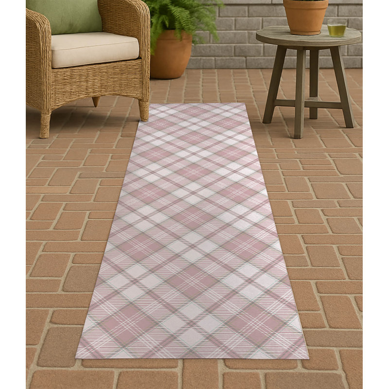 Tapis d'extérieur antidérapant Diamond, Tapis de couloir 2 pi 6 po x 8 pi