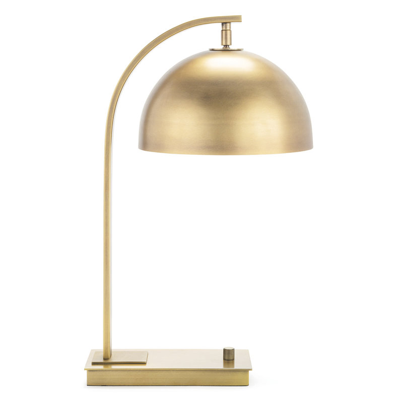 Otto Table Lamp, Natural Brass