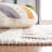 Ansam Hand Woven Wool/Cotton Geometric Rug in Gray/Ivory-1912861129