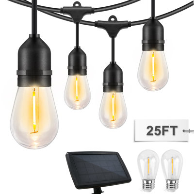Outdoor 10 - Bulb 25'' Solar Powered String Light