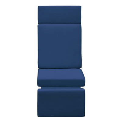 All-Weather Outdoor Patio Recliner Cushion, Waterproof Outdoor Reclining Chair Replacement Cushion