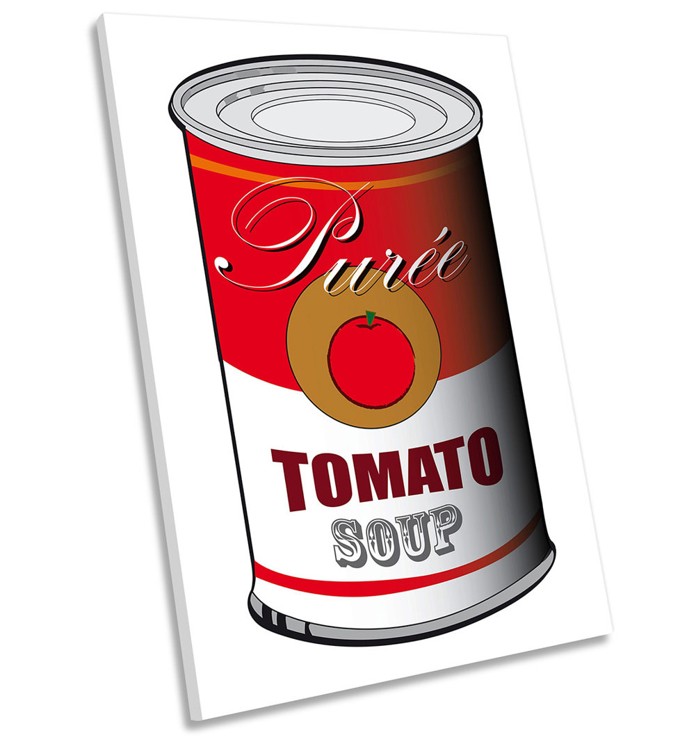 Tomato Soup Can Kitchen - Wrapped Canvas Graphic Art