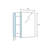 CLC Recessed or Surface Mount Frameless Aluminum Medicine Cabinet Adjustable Shelves-70325201