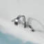 Robinet de baignoire romaine à fixation sur comptoir à poignée simple Nite Series avec douchette en chrome poli-112510325