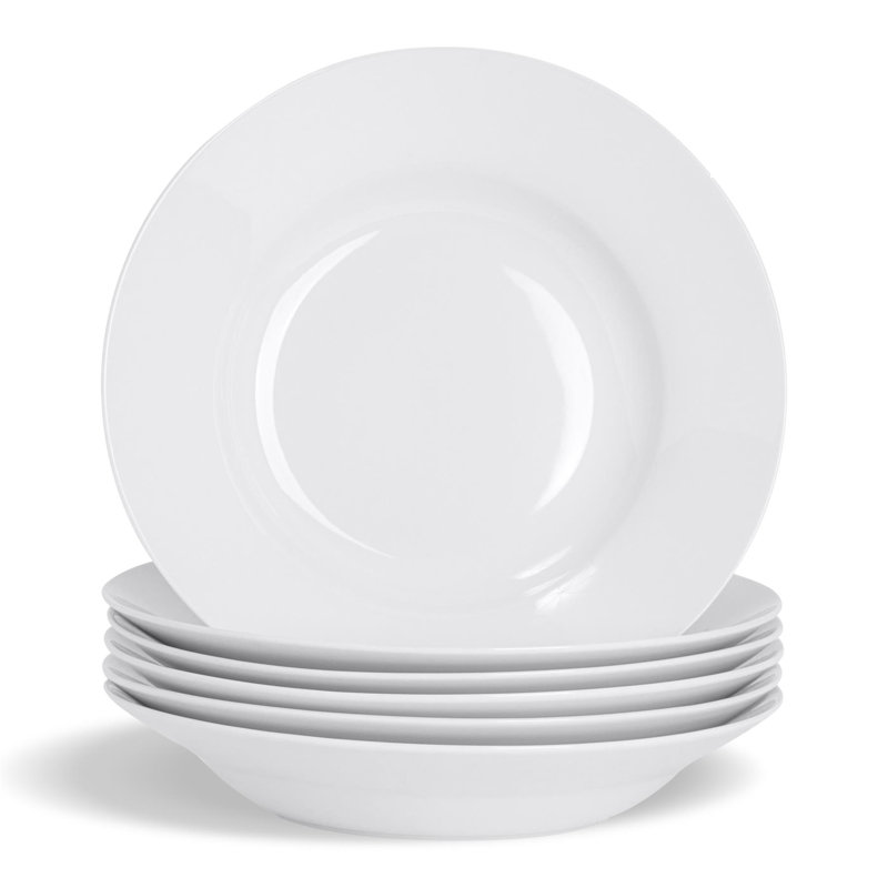 Argon Tableware - Classic Soup Bowls - 23cm - White