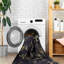 Tapis noir et doré lavable-1957788492
