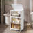 Canas  Plastic Foldable Stackable Storage Bin Double Door With Lids And Wheels Display Case Showcase Closet Rectangle Box Organizers And Storage For Electronics, Clothes, Toys