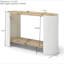 Table de bout, petite table d'appoint, table de chevet avec tablettes de rangement à 2 couches, table de canapé pour petits espaces, salon, chambre à coucher, structure stable, assemblage facile