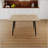 Modern Minimalist MDF Wood Colour Desktop, Legs, Small Sized Dining Table, Computer Desk, Office Desk