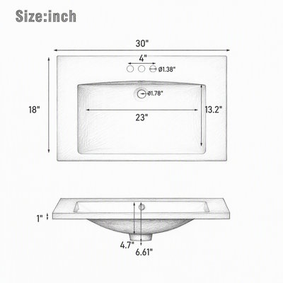 Meuble-lavabo moderne avec lavabo double en résine et tiroirs de rangement à fermeture en douceur pour un espace organisé.