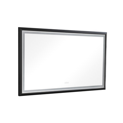 60 X 36 Inch LED Bathroom Mirror With Aluminum Frame (Includes Mirror Only)