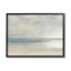 «Abstract Beach Horizon Landscape» par Christy McKee - cadre flottant, impression sur bois