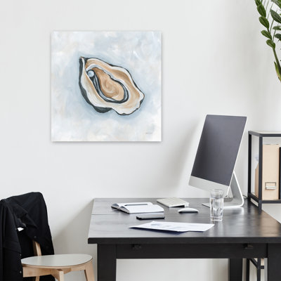 Oyster With Pearl I Nautical Nautical Art