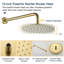 Système de douche complet avec valve brute