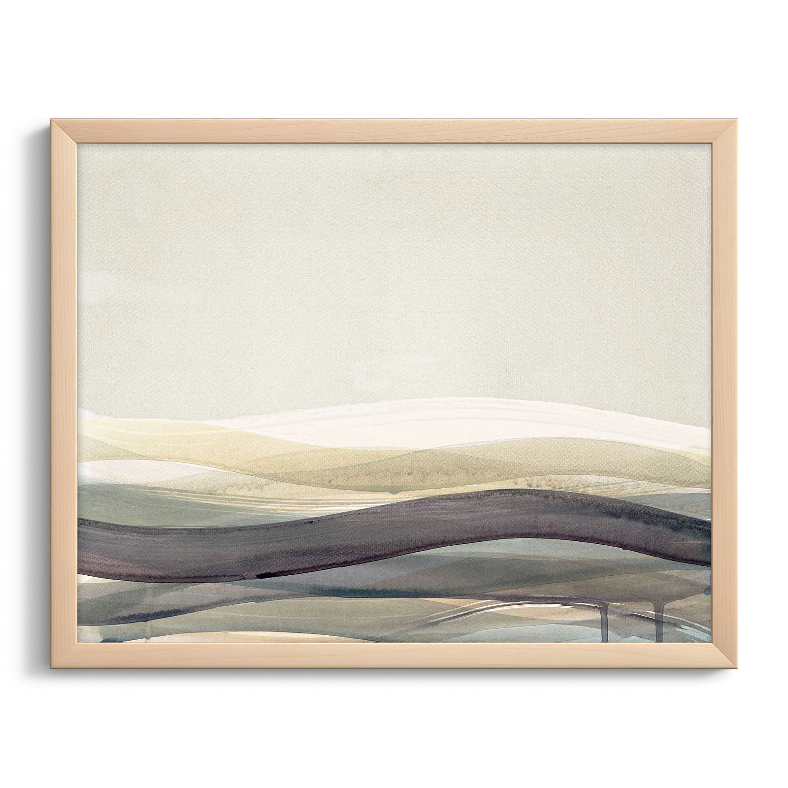 Preliminary II by Beth James, Black Framed, 38" W x 30" H