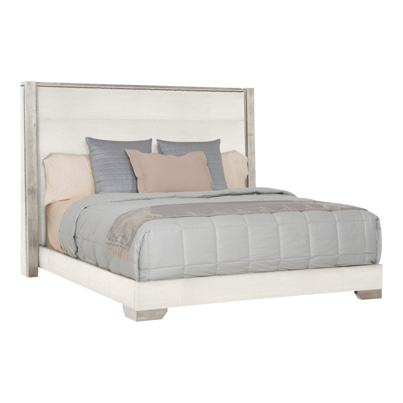 Thom Filicia Home Upholstered Bed, Ian Haze, Wrenn, Queen