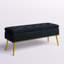 Banc de rangement rembourré en velours Kajana-1706549176