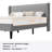 Bed Frame With Headboard, Modern Upholstered Platform Bed In Linen Fabric, Mattress Foundation-238878503-238878521