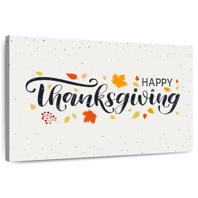 Cursive Thanksgiving Greeting