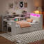 Lit plateforme avec tablettes de rangement-592198225-592198228