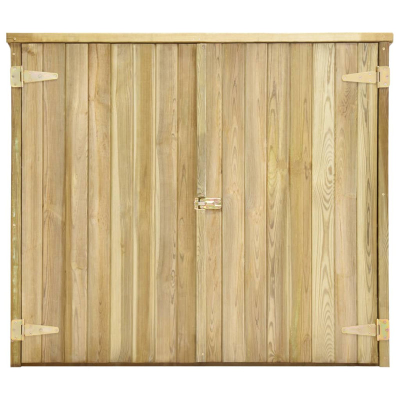 4 ft. W x 2 ft. D Solid Wood Tool Shed