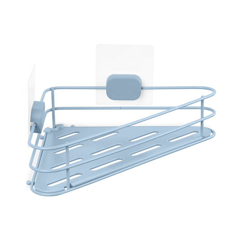 Raby Suction Shower Basket, Blue