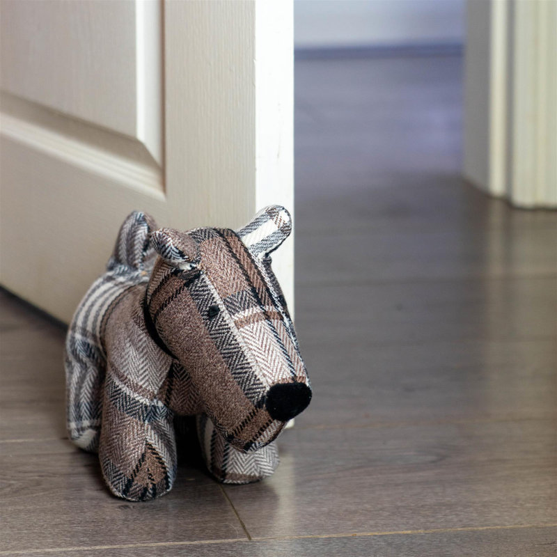 Nicola Spring - Bentley the Dog Door Stop - 30 x 24cm - Brown