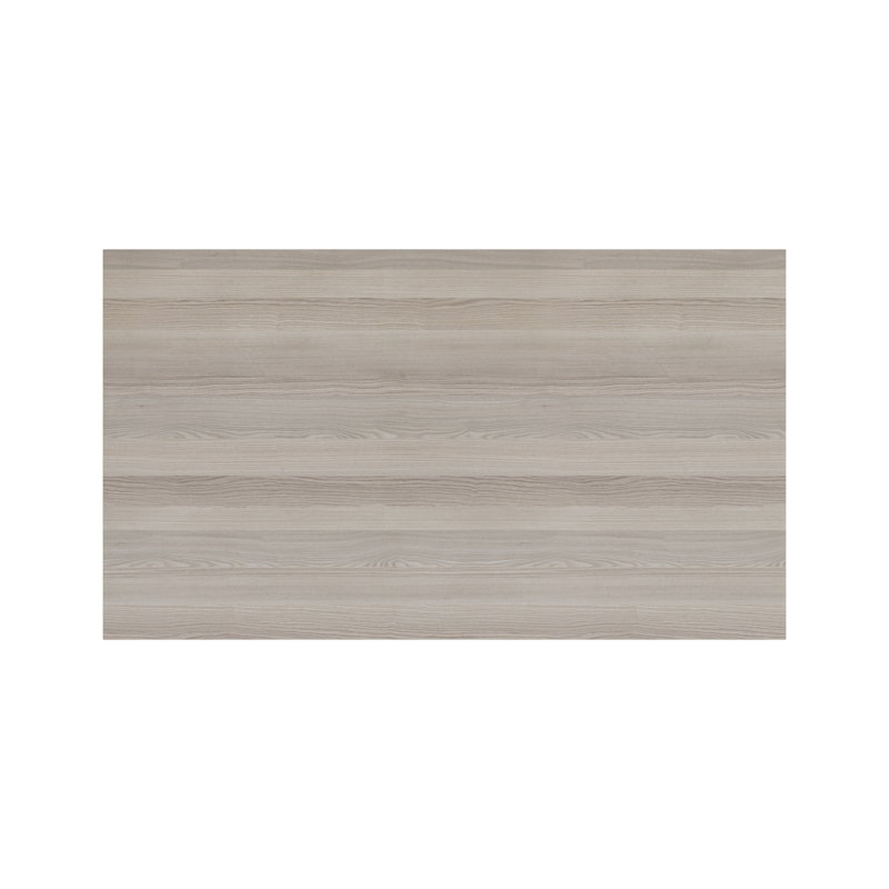 Buariki Rectangle Flip Top Modular Training Table with Casters, Grey Oak, 72cm H x 160cm W x 80cm D