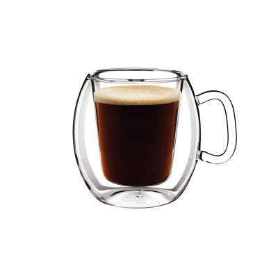 Luigi Bormioli Thermic Glass 10.25oz Coffee Glasses