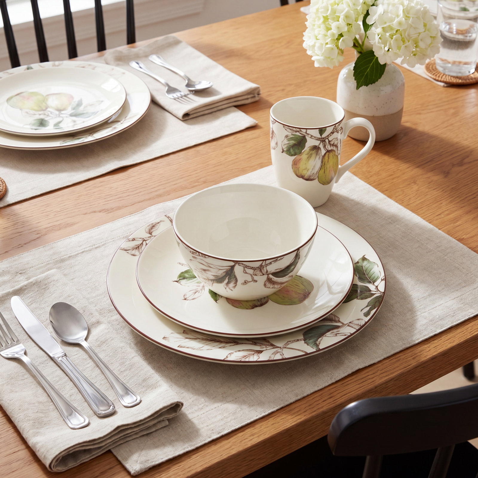 Natures Bounty Porcelain Dinnerware Set