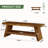 Entryway Bench,2-Tier Shoe Bench,Rectangular Bed Bench