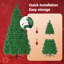 Artificial Christmas Tree PVC PineTree with Stand Fake Christmas Tree Christmas Decoration Pine Needles with Snow Effect-1267123181
