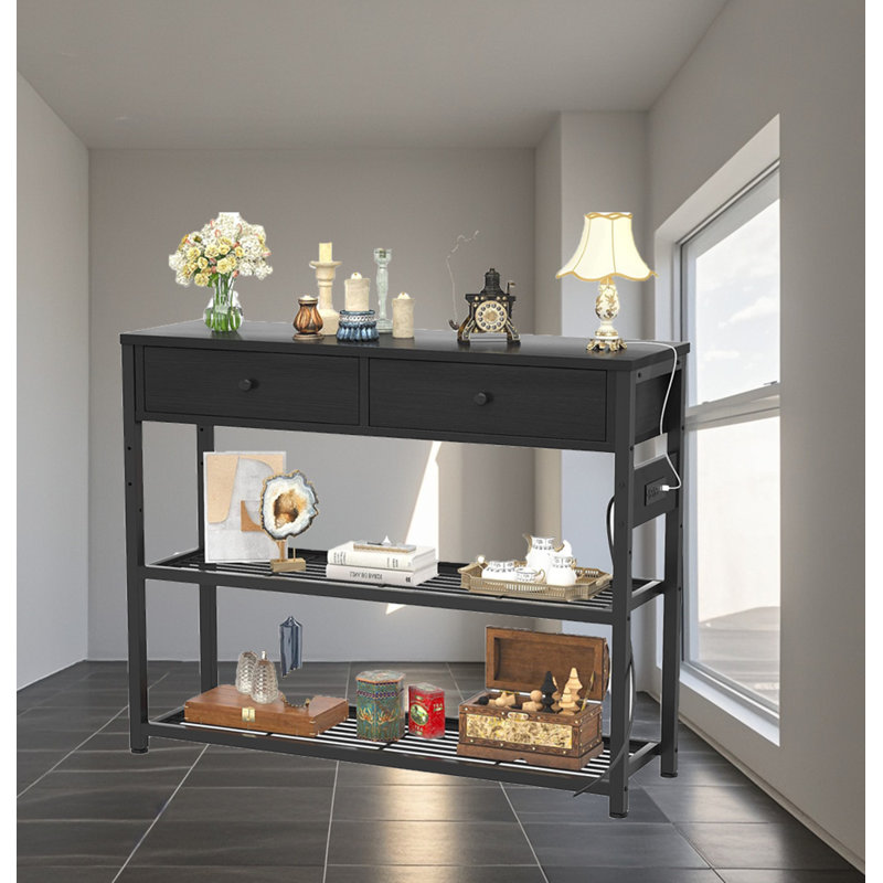 Small Sofa Table With Storage Rack