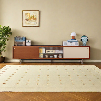 Meuble télé avec portes coulissantes Boxwood