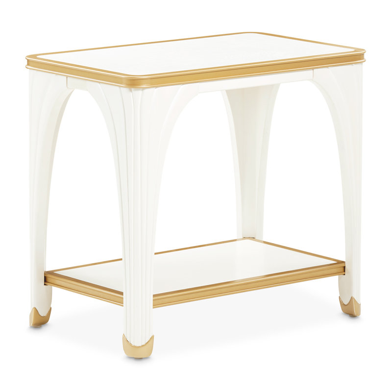 La Terrazza End Table, Cream