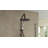 Abyss Exposed Wall Mount Shower Faucet Set with Hand Shower (Valve Included)-91335730