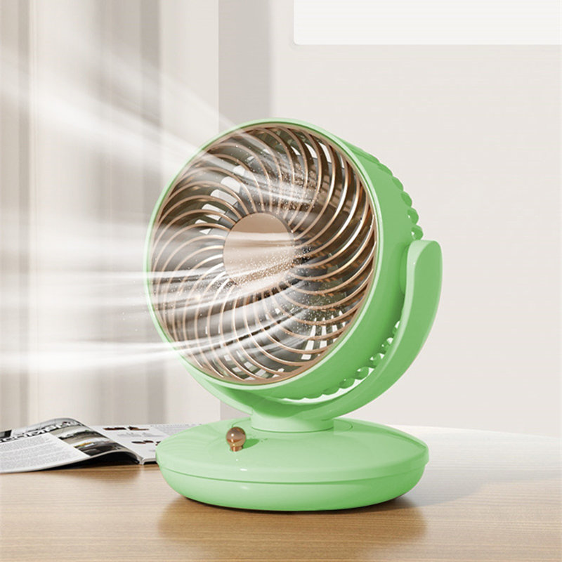 Ventilateur de pièce entière à 3 vitesses kbndieu, Green
