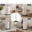 Iron and Solid Wood Paper Towel Holder