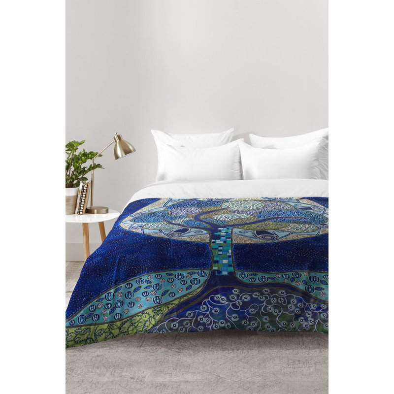 Ruby Door Modern & Contemporary Floral Comforter, King Comforter + 2 King Shams