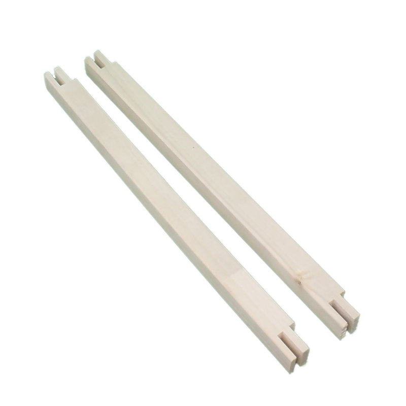 Traverses intermédiaires Edmunds, Gris clair, H 0,75 po x l 1,5 po x P 12 po