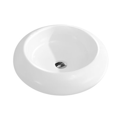 Lavabo de salle de bain circulaire en céramique pour bateau Modern