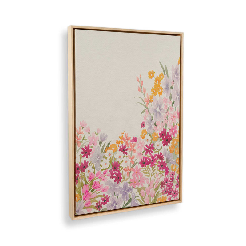 «Garden Spray II» par Grace Popp, reproduction d'art sur toile, H 12 po x l 8 po, Tanné