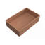 Vasque de salle de bain rectangulaire moderne en béton de 50 cm (19,7 po), rouge brique