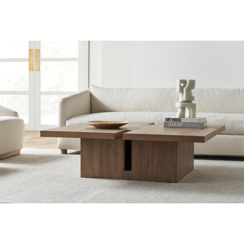 Theory Square Coffee Table, 16" H x 52" L x 52" W