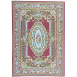 Hand-Knotted High-Quality Rose Area Rug