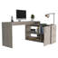 Bureau d'ordinateur en L Axis avec rangement ouvert et fermé-1165072765