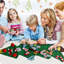 Ensemble d'arbre de Noël avec décorations pour enfants, cadeaux de Noël, décorations de porte pour le Nouvel An
