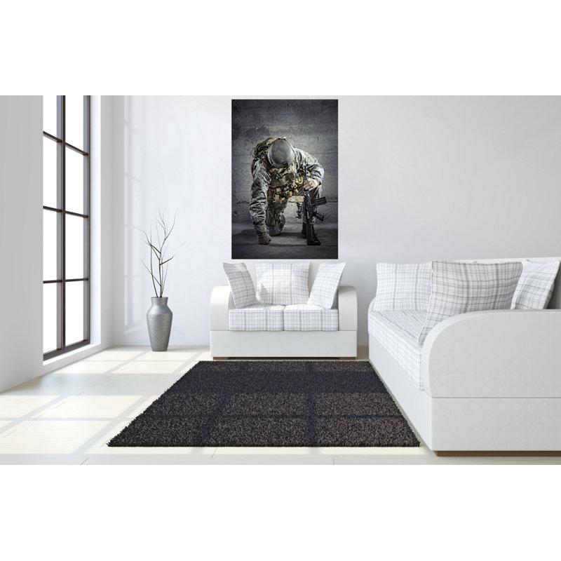 Art mural en verre trempé sans cadre à genoux - 40 po x 60 po