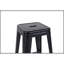 Tabouret à hauteur de comptoir de 30 pouces, ensemble de 2 tabourets de bar en métal sans dossier, non empilable, amovible et facile à assembler, conception peu encombrante pour îlot de cuisine / bar / café / salle à manger (noir mat)-619615424-619615428-619615432