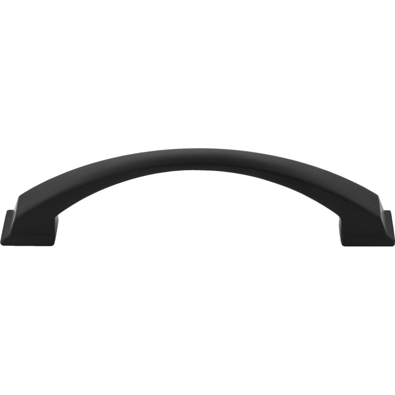 Roman Arch Pull, Matte Black, 3 3/4"